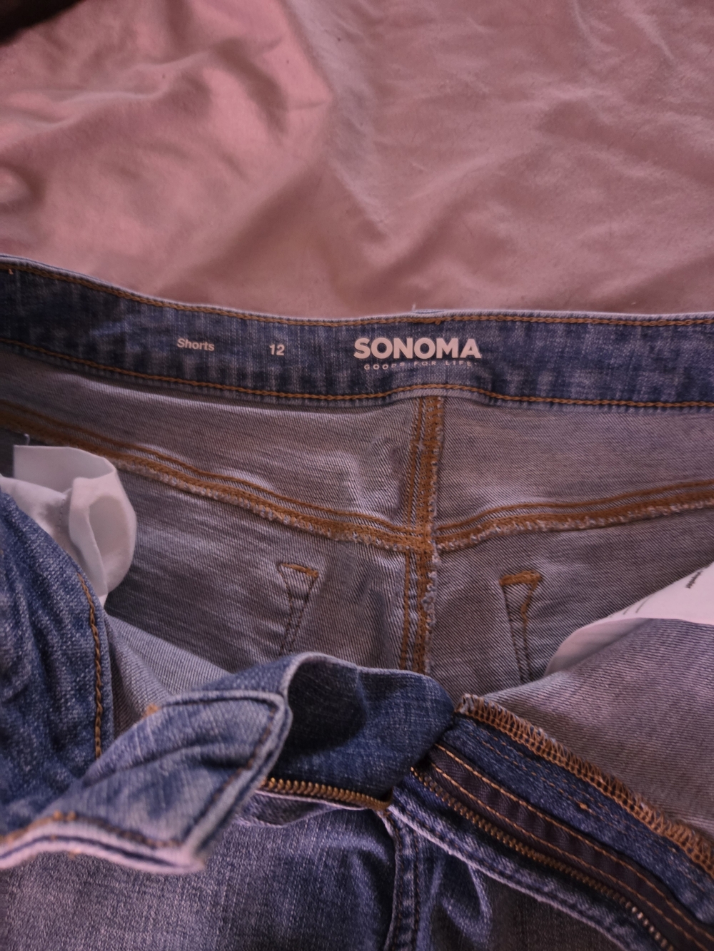 SONOMA Women's Light Blue Denim Shorts - Size 12